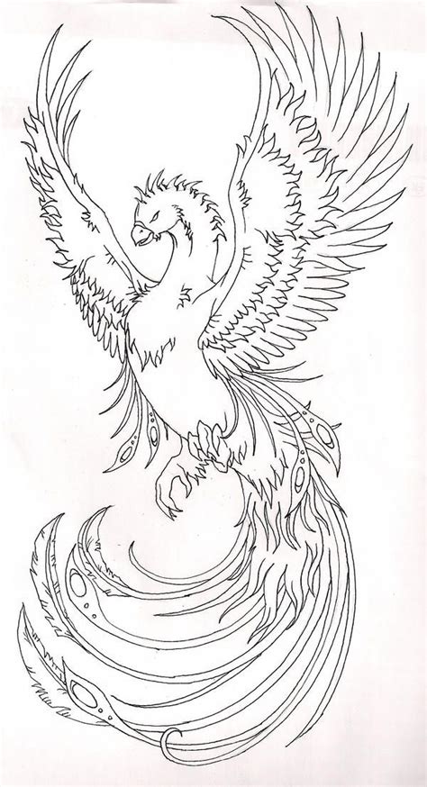 Phoenix 2 By Terminatress On Deviantart Phoenix Tattoo Bird Coloring