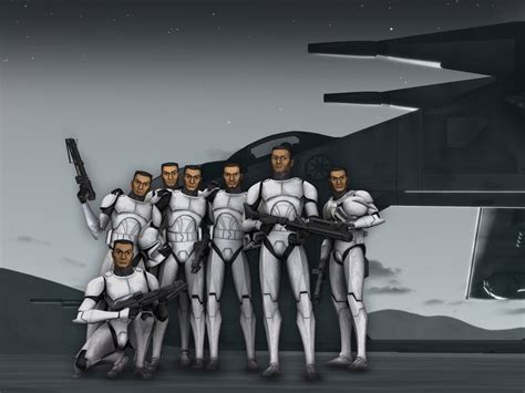 Heavy Echo Fives And The 501st Legion Star Wars Clone Wars Star Wars Art Star Wars