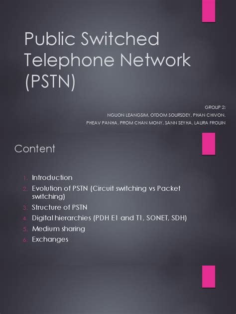 Pstn And Isdn Pdf Public Switched Telephone Network Telephone