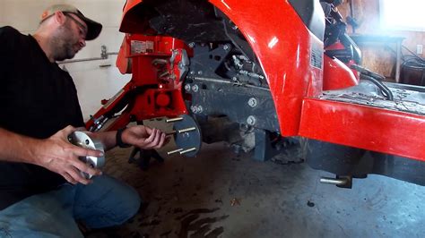 Kubota Bx23s Wheel Spacers And Tire Chains Installation Youtube