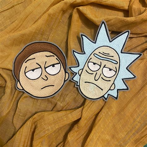 Rick And Morty Patches Etsy