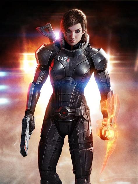 Commander Shepard Female Characters And Art Mass Effect 3 Mass