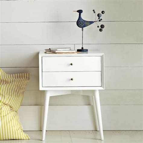 Nachttisch kommode schrank vintage schränkchen anthrazit blau gold chippendale shabby chic. Nachttisch-Schrank in Weiß - 22 neue Modelle! - Archzine.net