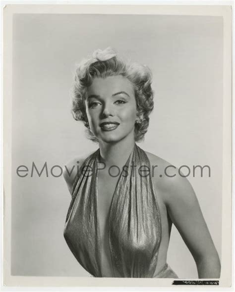 4d003 marilyn monroe 8 25x10 still 1952 sexy close portrait in barely there