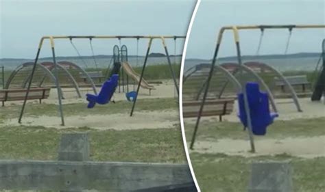 Creepy Playground Swing Moves By Itself In Ghostly Video Uk