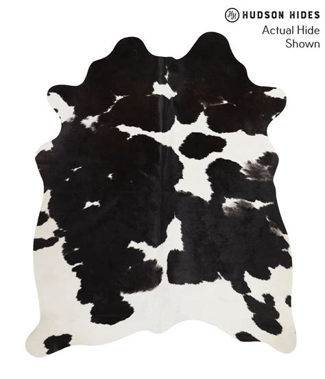 Black And White Large Brazilian Cowhide Rug 61h X 50w 65973 By Hu