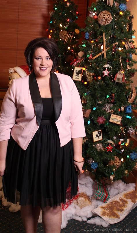 Life And Style Of Jessica Kane Holiday Party Pink Plus Size Fashion
