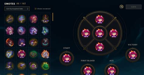 League Of Legends Emotes Riftfeed