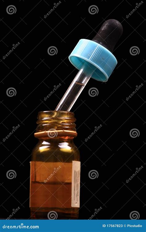 Medicine Bottle And Dropper Stock Image Image Of Drops Medicine