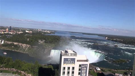 The Oakes Hotel Overlooking The Falls View Of Niagara Falls Youtube