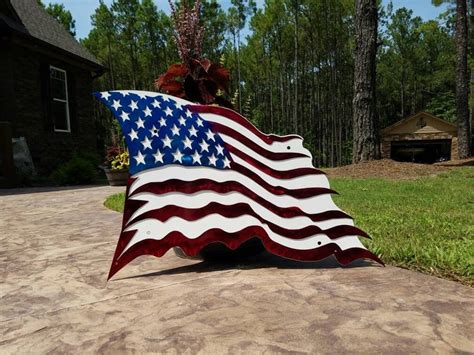 American Flag Metal Art Us Flag Stars And Stripes Merica Metal Wall