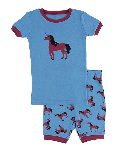 Leveret Leveret Shorts Kids Pajamas 2 Piece Pjs Set 100 Cotton