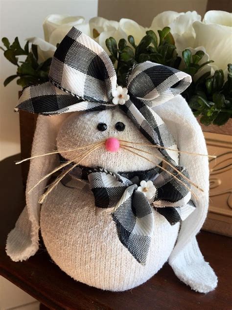 How To Make A Sock Bunny For Easter Crafts Tips And Crafts