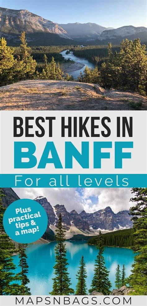 The 12 Best Hikes In Banff National Park Maps And Bags Alberta Canada