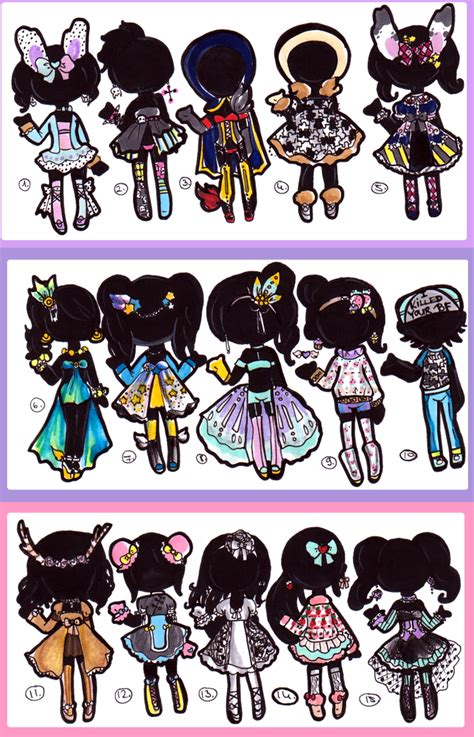 Closed Clothes Adopts By Guppie Vibes On Deviantart