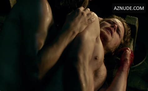Sam Heughan Tobias Menzies Shirtless Gay Scene In Outlander Aznude Men