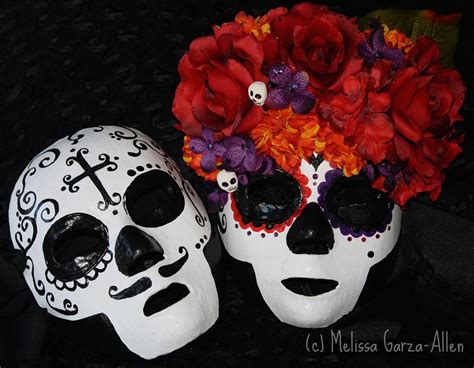 Our Dia De Los Muertos Masks These Are The Masks I Made Fo Flickr