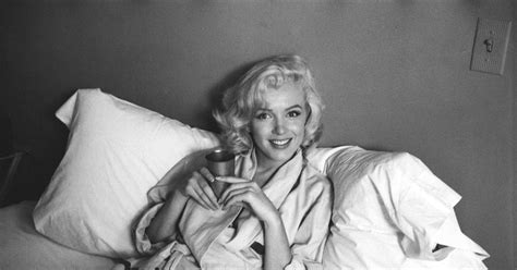 First Look Marilyn Monroe In Bed And Sticking Her Tongue Out In Marilyn