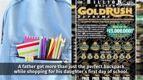 Florida man wins $1 million lotto prize while back-to-school shopping