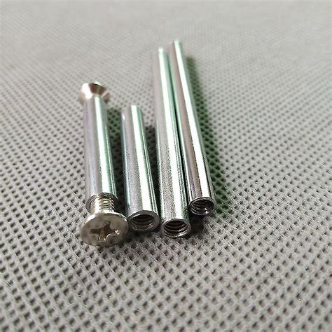 new m4x10 slot screw 9cm female threaded electroplated metal hollow ...