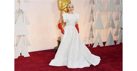 Lady Gaga In Azzedine Alaïa Lady Gagas Dress At The Oscars 2015