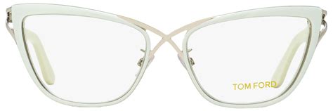 tom ford butterfly eyeglasses tf5272 025 size 53mm palladium white epoxy ft5272
