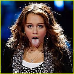 Miley Cyrus Leaves Her Tongue Wagging Miley Cyrus Just Jared