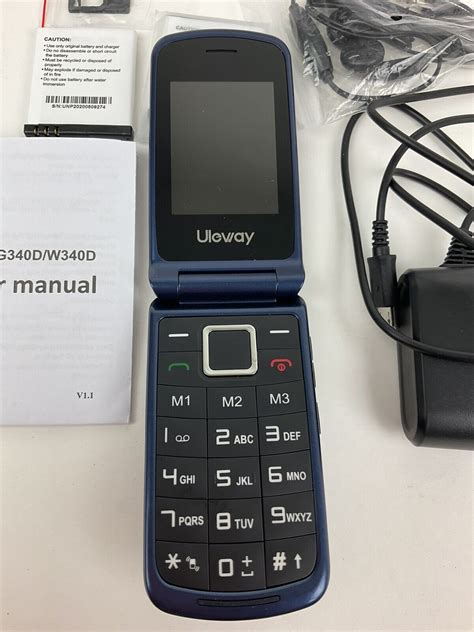 Uleway 3g Flip Phone Unlocked Sos Button Dual Screen Senior Flip Phone