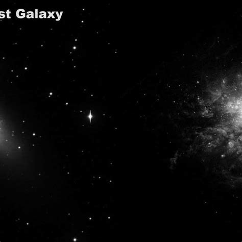 Left Image Of The Starburst Galaxy Ngc 5253 Observed By The 25 M Du