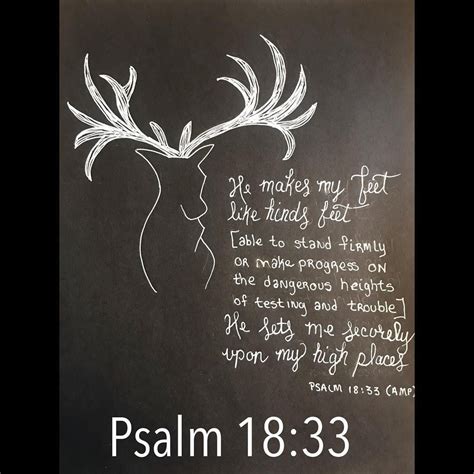 He Makes My Feet Like Hinds Feet Psalm18 Hindsfeetinhighplaces Deer
