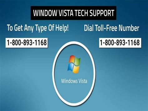 Windows Vista Technical Support