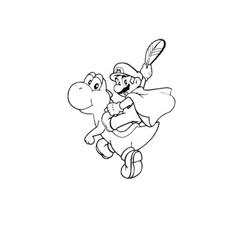 Drawing Super Mario Bros #153819 (Video Games) – Printable coloring pages