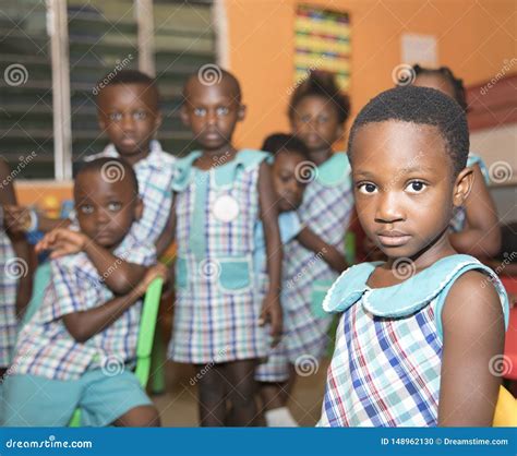 School Children From Ghana West Africa Editorial Image Image Of