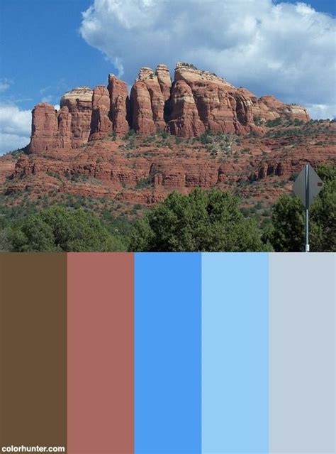 Sedona Color Palette Sky Color Color Palette Color