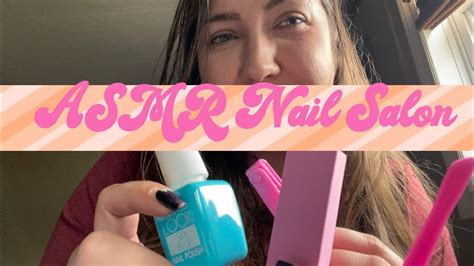 Asmr Nail Salon Lo Fi Camera Tapping Youtube