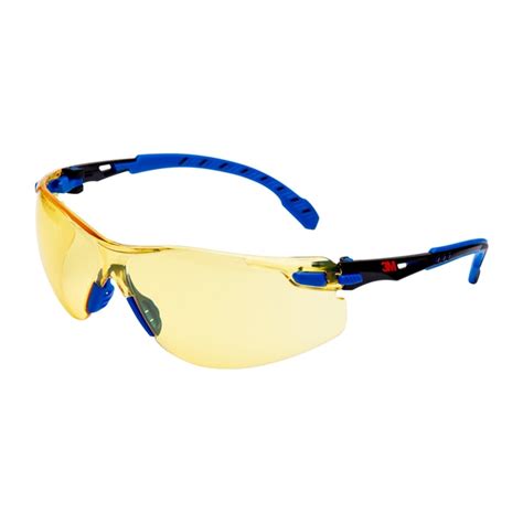3m™ Solus™ 1000 Safety Glasses Scotchgard™ Anti Fog Anti Scratch Coating Kandn Blue And Black