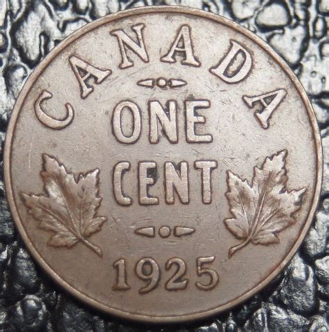 Pennies aren't the most useful coin out there; OLD CANADIAN COIN - 1925 - KEY DATE - CENT PENNY - GEO V ...