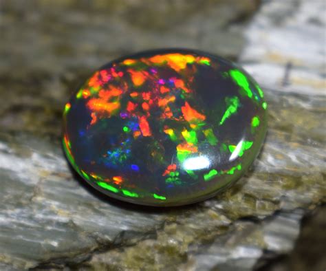 Certified Pure Natural Ethiopian Black Opal Galaxy Fire Opal Etsy