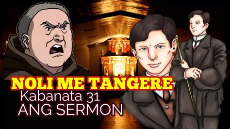Noli Me Tangere Kabanata 31 Ang Sermon With Audio Guide Youtube
