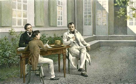 'for what infamous treatment are we. Napoleon Dictating his History at Saint Helena, from the ...
