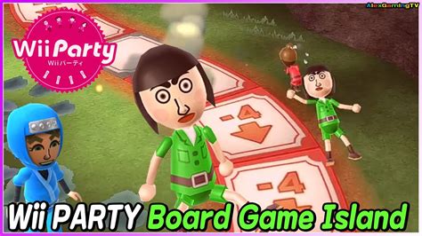 wii party board game island master com supergirl vs emma vs marisa vs steph alexgamingtv