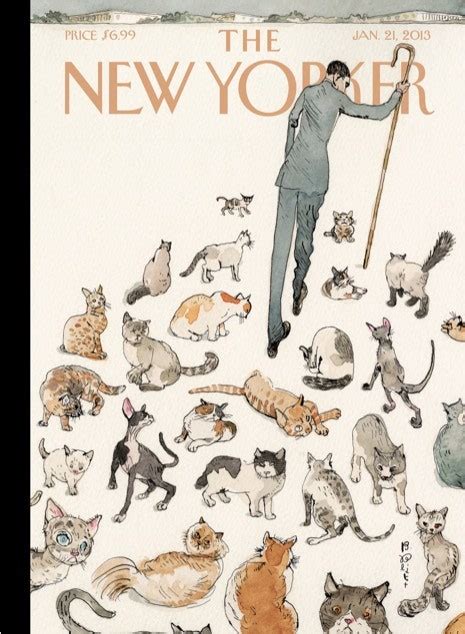 The cartoons are what you would expect from the new yorker: Cover Story: "Herding Cats" | The New Yorker