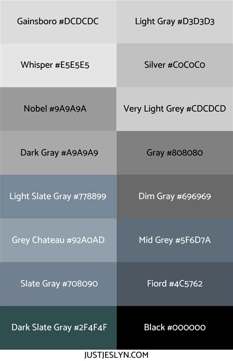 Blue Grey Color Palette Hex Pic Dongle