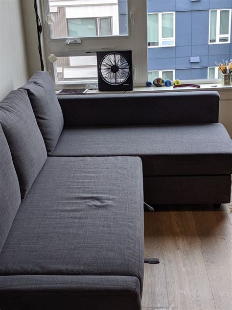 Ikea Friheten Sleeper Sectional 3 Seat Sofa W Storage Skiftebo Dark