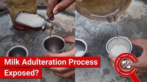 Fact Check Viral Video Shows Process Of Milk Adulteration Youtube