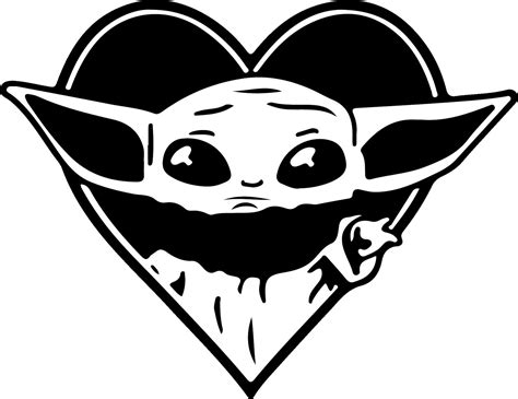 Bebé Yoda png svg Cricut Image Star Wars Art Collection Cricut | Etsy