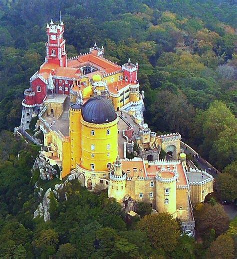 Palácio da Pena Sintra Portugal Lugares maravillosos Lugares para