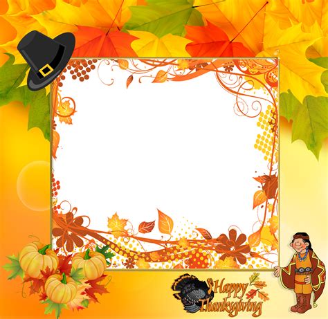 Clipart Frames Thanksgiving Clipart Frames Thanksgiving Transparent
