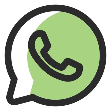 Whatsapp Colored Stroke Icon Transparent Png And Svg Vector File