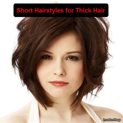 15 Easy Short Hairstyles For Thick Hair 2015 London Beep